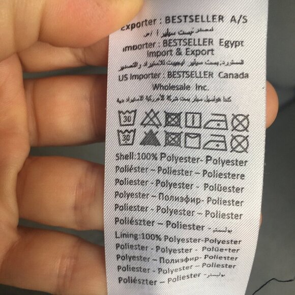 Vero Moda Sheer Camisole Criss Crossed Spagetti Strap Lined Black Beige Womens L - Picture 7 of 11